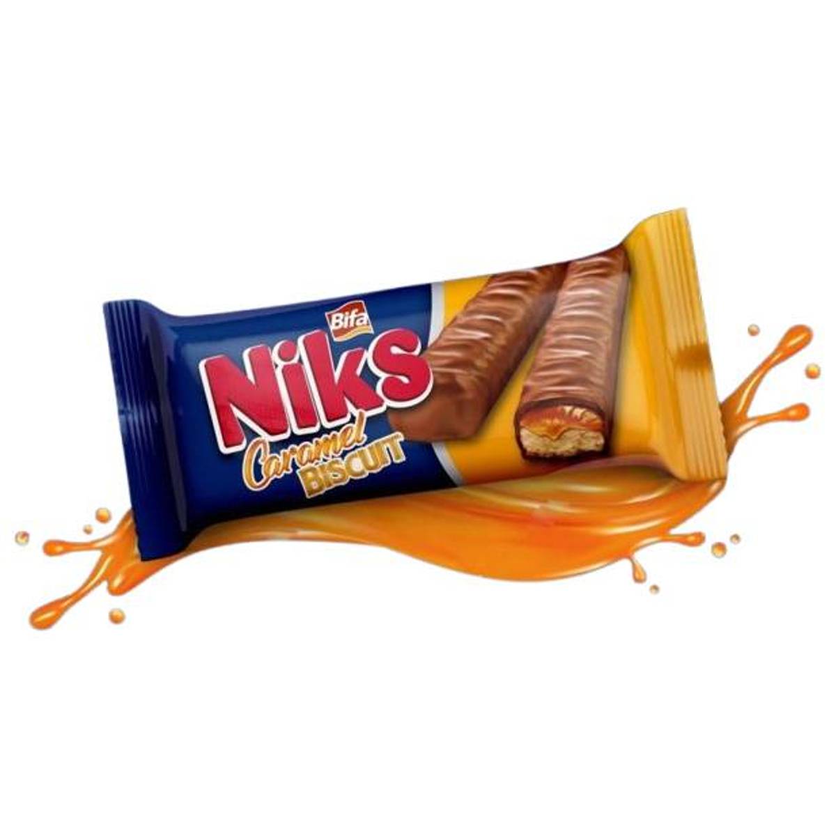 BIFA NIKS CARAMEL BISCUIT 50G | Isokko · Sawa Citi, Kigali
