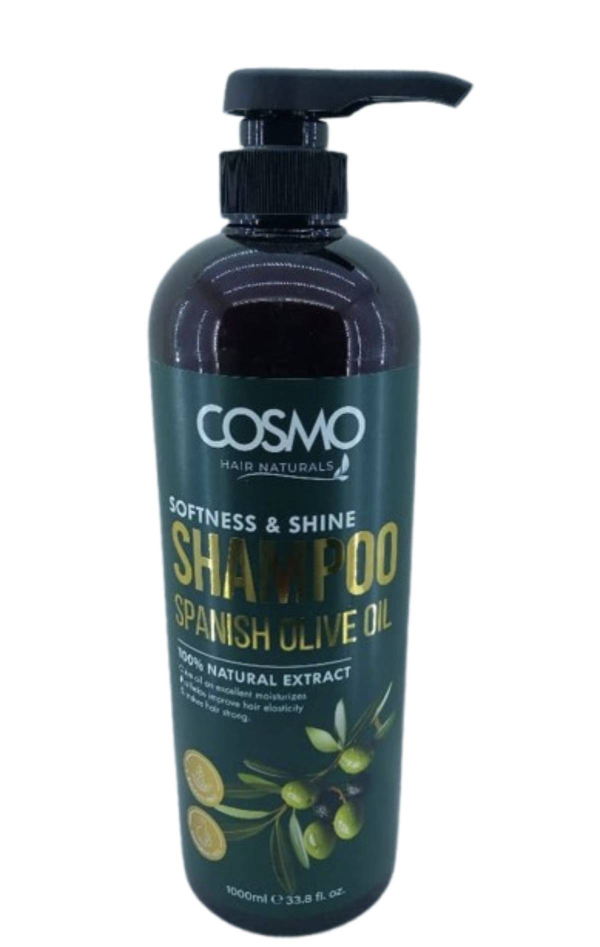 Cosmo hair naturals Champoo Spanish olive oil 100% naturals Extract ...