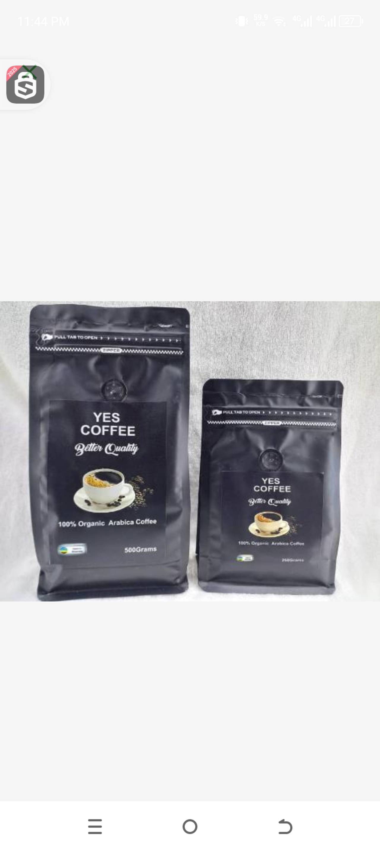 Yes coffee ground better quality 100%organic arabica coffee