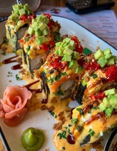 Rainbow Salmon roll